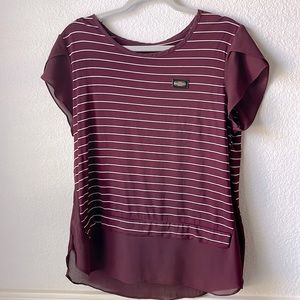 Women size  M/L top/tees with short frill sleeve